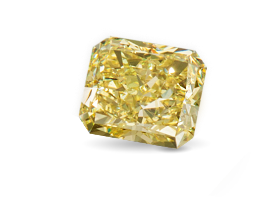 Fancy Color Diamond gemstone selected for custom jewelry by Studio ALOI Dubai