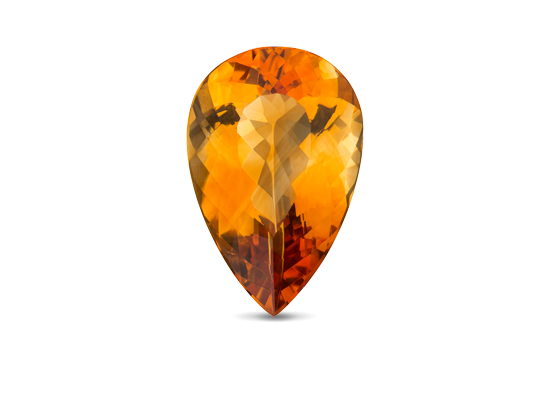 Citrine gemstone selected for custom jewelry by Studio ALOI Dubai